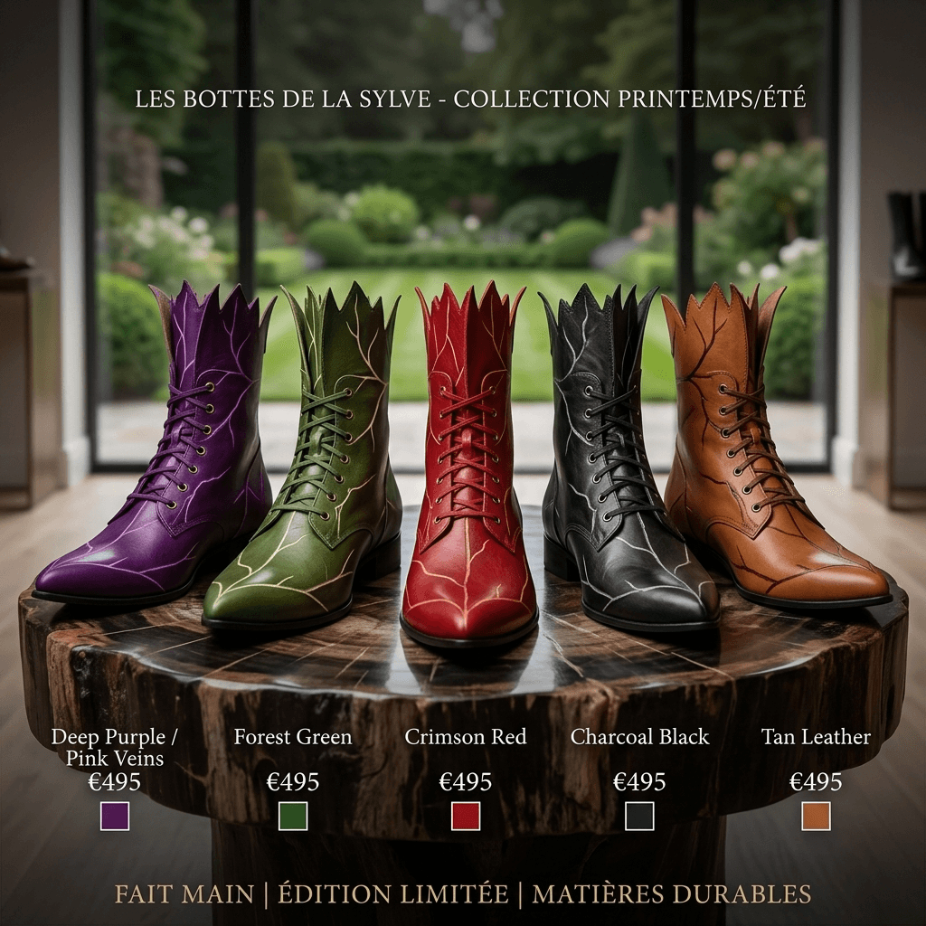 Women's Fairy Faux Leather Boots – Gothic Medieval Elf Shoes, Witch Boots, Fantasy Cosplay Footwear — vue 3